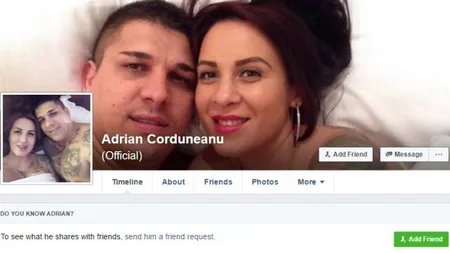 Conturi false în numele lui Adrian Corduneanu. Interlopul a făcut plângere la DIICOT