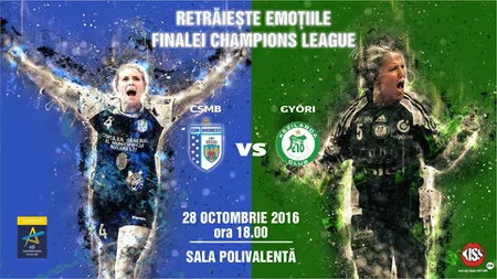 CSM Bucureşti-GYOR  24-27, în Liga Campionilor. Unguroaicele s-au răzbunat pentru finala pierdută în mai