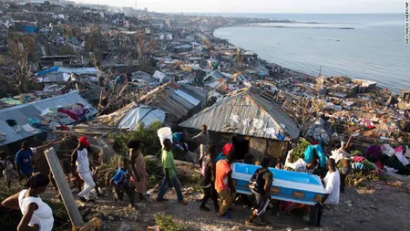 Doliu naţional în Haiti, în memoria victimelor uraganului Matthew