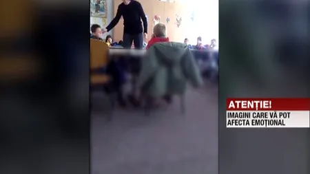 Anchetă de amploare în cazul educatoarei din Vrancea filmată în timp ce bate copiii în clasă VIDEO