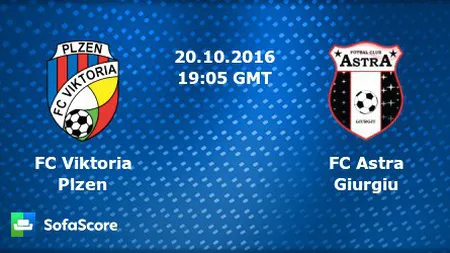 VIKTORIA PLZEN - ASTRA GIURGIU 1-2 în Europa League