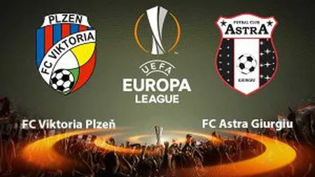 VIKTORIA PLZEN ASTRA 1-2 în Europa League. Victorie de 360.000 DE EURO
