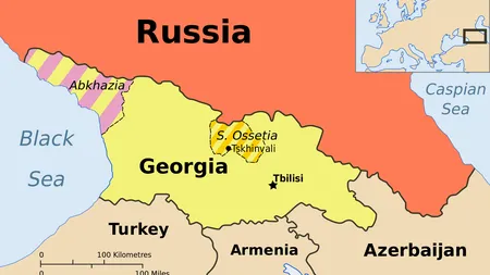 Un bărbat din Georgia s-a aruncat în aer, în incinta televiziunii publice din Abhazia