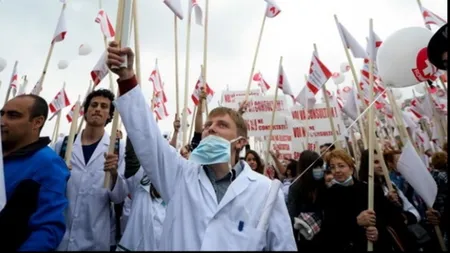 Sindicaliştii din Sănătate anunţă proteste la Ministerul Sănătăţii pe 21 octombrie. Activitatea, întreruptă timp de două ore