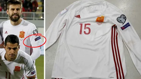 Scandal uriaş în Spania. Pique a tăiat mânecile tricoului şi a anunţat că se retrage din naţională