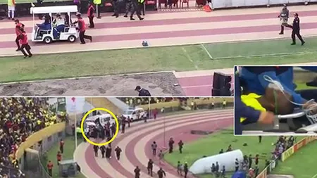Gest halucinant al unui fotbalist celebru. A simulat o accidentare gravă, ca să nu fie arestat VIDEO