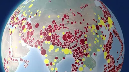 Toate cutremurele lumii în 45 de secunde. Grafica zonelor seismice cu cel mai mare risc VIDEO