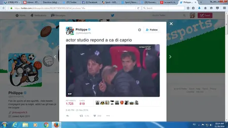 Cea mai jenantă simulare din fotbal. Antrenorul lui Toulouse s-a plâns că e lovit de un avion VIDEO