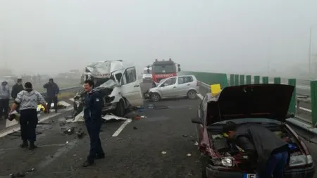 Toţi şoferii implicaţi în accidentul de pe A2 au fost audiaţi. Care sunt concluziile procurorilor