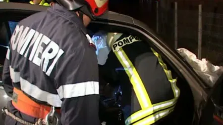 Accident pe o şosea din Vaslui. Patru persoane au fost rănite grav, printre care doi copii