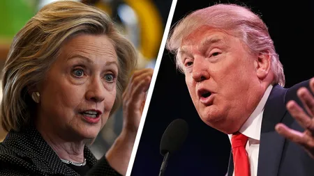 Alegeri SUA: Avantajul lui Hillary Clinton în faţa lui Donald Trump este de 2%