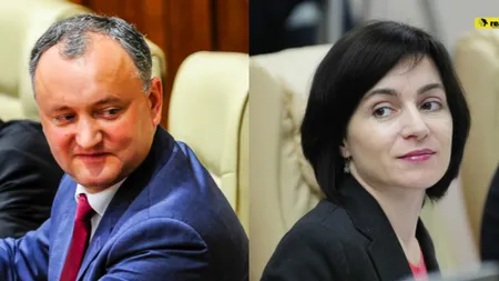 Alegeri Republica Moldova. Igor Dodon o ia peste picior pe Maia Sandu: