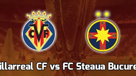 VILLARREAL STEAUA. Brigadă de arbitri din Germania la meciul VILLARREAL - STEAUA. Peste 6.000 de români pe EL MADRIGAL