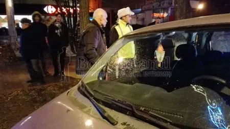Accident în lanţ în judeţul Botoşani. Trei maşini au fost avariate din cauza unui şofer băut