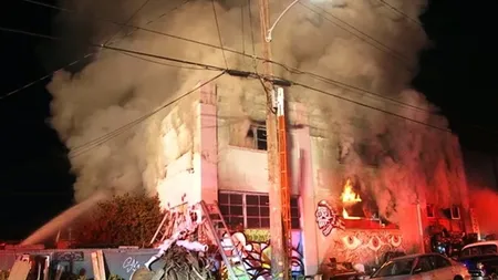 UPDATE. Bilanţul victimelor incendiului din California a ajuns la 33 de morţi. În club se aflau 50 de persoane