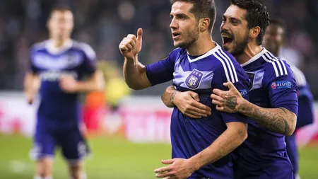 Chipciu şi Stanciu au marcat pentru Anderlecht. Golurile lor n-au fost suficiente pentru victorie VIDEO