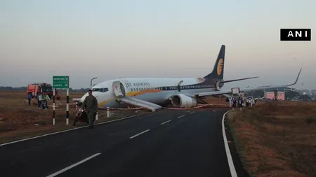 Incident aviatic în India. O aeronavă cu 161 de persoane la bord a ieşit de pe pistă FOTO