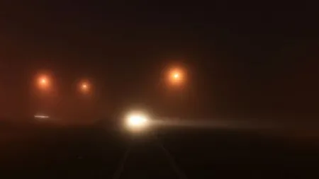 Atenţie, şoferi! Se circulă îngreunat pe A1, A2 şi A3 - vizibilitate sub 50 de metri pe anumite porţiuni UPDATE