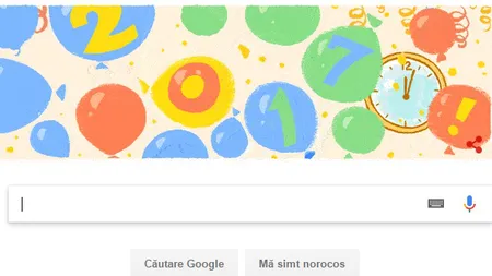 ANUL NOU 2017: UN AN NOU FERICIT DE LA GOOGLE de REVELION 2017!