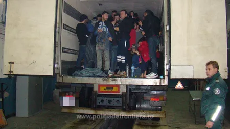 Asalt la graniţa României. Poliţia de Frontieră a capturat zeci de imigranţi