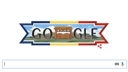 Ziua Naţională. Google, logo special pentru România de 1 Decembrie