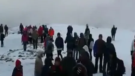 IMAGINI ULUITOARE în Bucegi. Cum explică specialiştii energiile vindecătoare de la baza Sfinxului VIDEO