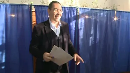 Victor Ponta: Am votat pentru români, pentru noi, mocirla, cum ne numesc ăştia care vor să ne conducă