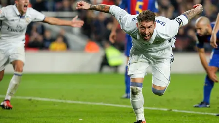 EL CLASICO. Real Madrid i-a smuls un punct Barcelonei, pe Camp Nou. Sergio Ramos a egalat în minutul 90