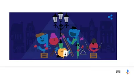 Sezonul sărbătorilor! Google marchează cu un logo special Sărbătorile. Trimite MESAJE DE CRACIUN