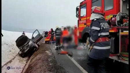 Tragedie în ziua de Crăciun, tată şi fiică morţi în accident