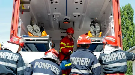 Incendiu la un mall din Capitală. Un bărbat a fost rănit