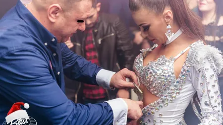 Daniela Stan, dansatoarea lui Salam, mai sexy ca niciodată. A făcut show total la Vaslui VIDEO