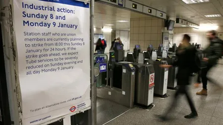 Londra: Metroul a intrat în grevă. Salariaţii sunt nemulţumiţi de eventuala reducere a locurilor de muncă