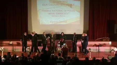 Mircea Cărtărescu, laureat al Premiului Naţional de Poezie Mihai Eminescu, pentru Opera Omnia