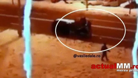 Incident în Maramureş. Un poliţist sub acoperire, lovit cu maşina de suspect VIDEO