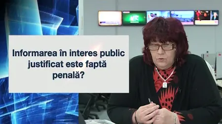 Simona Ionescu, despre libertatea presei în cazul Ghiţă: Nu există niciun temei legal pentru a se deschide dosar penal