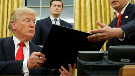 Donald Trump a semnat actul de retragere a SUA din Parteneriatul Trans-Pacific