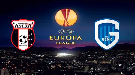 ASTRA - GENK în Europa League 2-2. Campioana a smuls egalul în ultimul minut