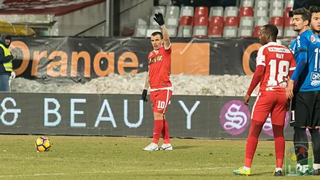 Dinamo, în pericol să piardă play-off-ul. A suferit a doua înfrângere consecutivă în 2017