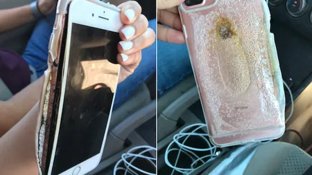 Un iPhone 7 Plus a luat foc, Apple investighează problema