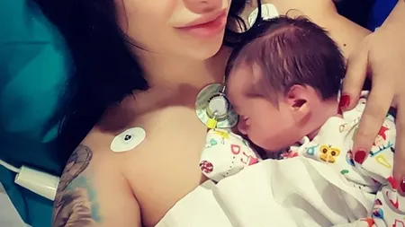 Larisa Munteanu a născut o fetiţă FOTO