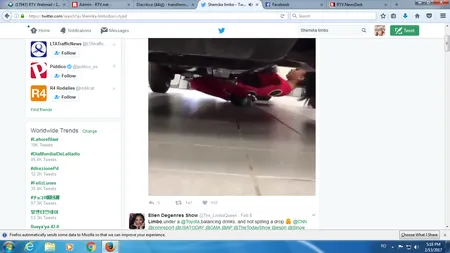 În paşi de dans pe sub maşină. Ea este regina de necontestat a dansului limbo VIDEO