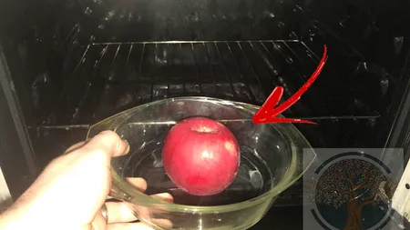 A pus un măr în cuptorul încins. Când vei vedea motivul, vei face şi tu la fel
