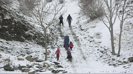 Ninsori abundente în Afganistan şi Pakistan
