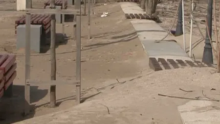 Promenada din Mamaia a fost distrusă de furtuni VIDEO