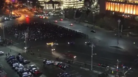 România, în a doua săptămână de proteste. Câteva mii de oameni au manifestat în Piaţa Victoriei şi în ţară