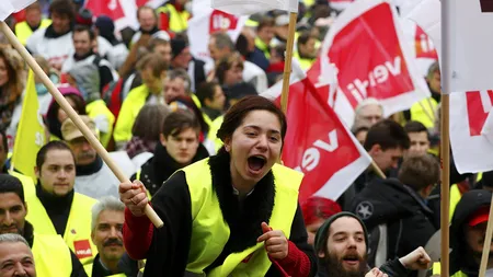 Grevă pe aeroporturi în Germania. Peste 130 de zboruri anulate şi întârzieri considerabile ale curselor aeriene