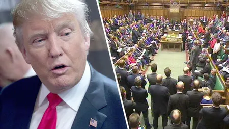 Parlamentul britanic vrea să anuleze vizita lui Donald Trump la Londra