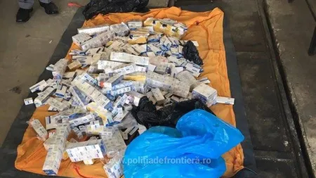 Peste 50.000 de comprimate şi 1.400 de fiole cu substanţe anabolizante, confiscate la Vama Albiţa