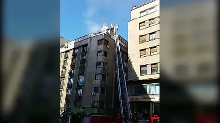 Incendiu într-un apartament din centrul Capitalei FOTO şi VIDEO